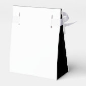 Grappige, leuke feiten minimalistische bruiloft bedankdoosjes (Achterkant)