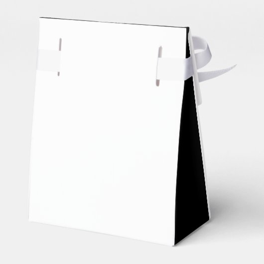 Grappige, leuke feiten minimalistische bruiloft bedankdoosjes (Achterkant)