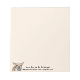 Grappige levensquote over Chihuahuas Notitieblok