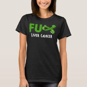Grappige leverkanker voor overlevende leverkanker t-shirt