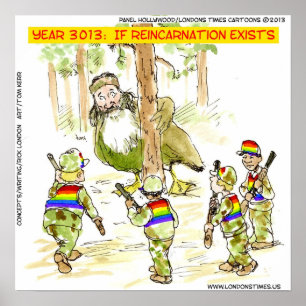 Grappige LGBT Vs Reuzen Eend Poster