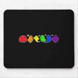 Grappige LGBTQ Boo Ghost Spooky Halloween Rainbow Muismat