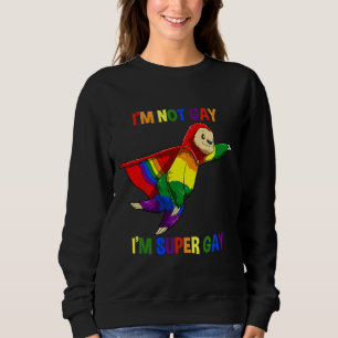 Grappige LHBTQ Super Gay Luiaard Trui