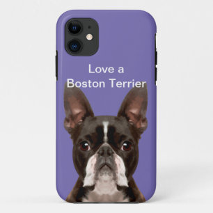 Grappige Liefde Een Boston Terrier iPhone 11 Hoesje