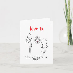 Grappige Liefde Kaart