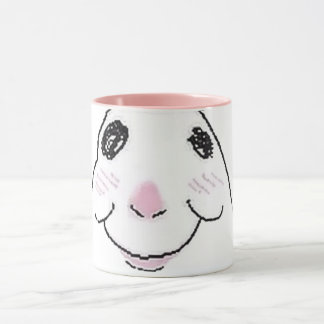 Grappige lieve hamster roze mok