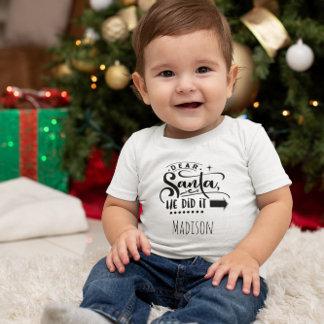 Grappige Lieve Kerstman Hij Heeft Het Gedaan Perso T-shirt