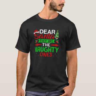 Grappige lieve Kerstman zij zijn de stoute Family  T-shirt