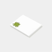 Grappige lieve kikker post-it® notes (Schuin)