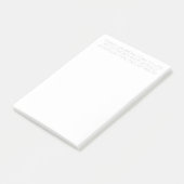 grappige lijst met taken post-it® notes (Schuin)