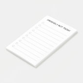 Grappige lijstjesmaker post-it® notes (Schuin)