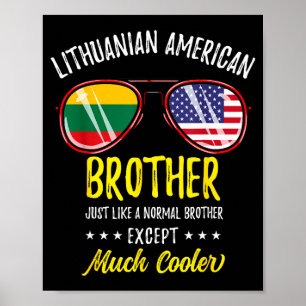 Grappige Litouwse Amerikaanse broer Poster