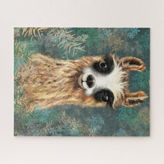 Grappige Llama Jigsaw Puzzel (Horizontaal)