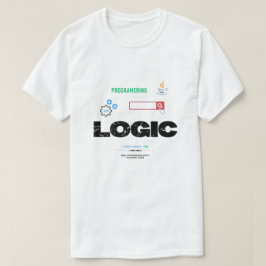 Grappige Logische Code Modus Aan Programmeren T-shirt