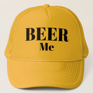 Grappige LOL Nieuwigheid honkbal BIJ MIJ EEN BIERT Trucker Pet