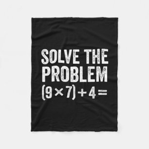 Grappige Los Het Probleem 67 Meme Zes Zeven Fleece Deken