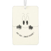 Grappige Luchtverfrisser met Curiosity Eyes - Smil (Achterkant)