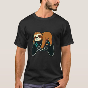 Grappige Luiaard Gamecontroller Lui Gamer Grafisch T-shirt