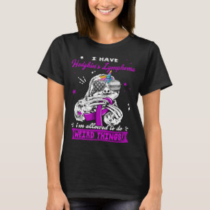Grappige Luiaard Hodgkin-lymfoom Strijder T-shirt