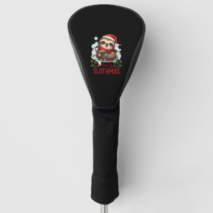 Grappige Luiaard Kerstverlichting Gelukkig Luiaard Golfheadcover