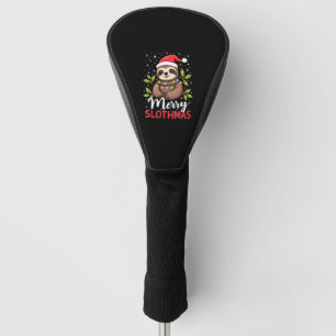 Grappige Luiaard Kerstverlichting Gelukkig Luiaard Golfheadcover