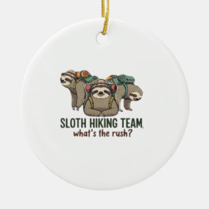 Grappige Luiaard Wandel Klassiek T-Shirt_5 Keramisch Ornament