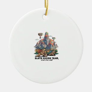 Grappige Luiaard Wandel Klassiek T-Shirt_7 Keramisch Ornament