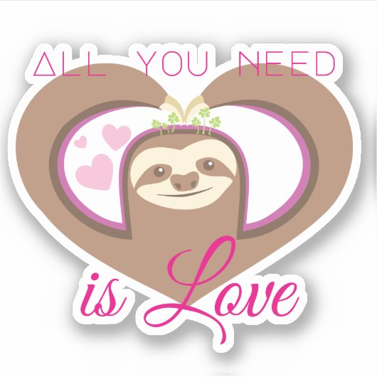 Grappige luiaards girly samurai zombie luiaard mac sticker (Voorkant)