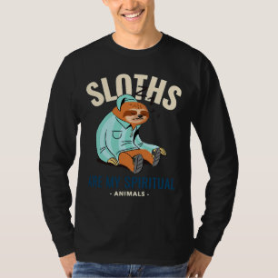 Grappige luiaards zijn mijn Spirituele beest T-shirt