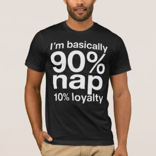 Grappige Luie Hond Humor Sarcastisch Ontwerp T-shirt