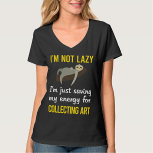 Grappige luie luiaard kunst verzamelen t-shirt