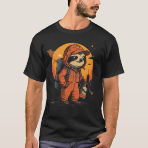 Grappige Luie Luiaard Ongediertebestrijding Techni T-shirt
