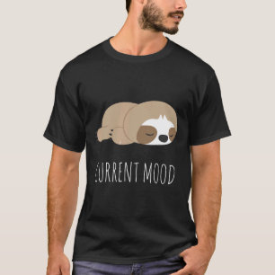 Grappige Luie Luiaard Schattige Luiaard Huidige St T-shirt
