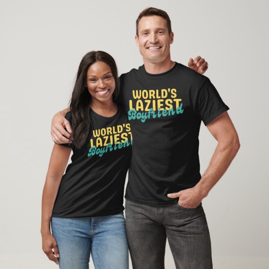 Grappige luie vriend, 's werelds luiste vriend t-shirt (Unisex)