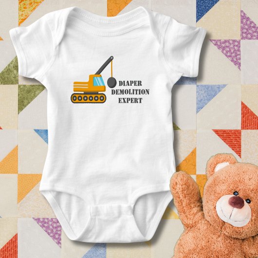 Grappige luier sloop expert romper
