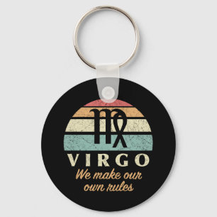 Grappige Maagd Zodiac Regels Sleutelhanger