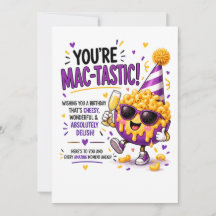 Grappige Mac & Cheese Verjaardagskaart | Kaasachti