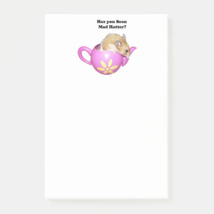 Grappige Mad Hatter Dormouse Alice in Wonderland Post-it® Notes