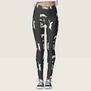 Grappige Maffia Kat Parodie Grafische T-shirt Leggings