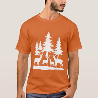 Grappige magere Pineree zomer wandelen kamperen vr T-shirt