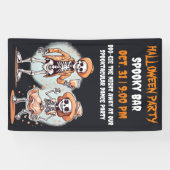 Grappige magische heksendrankketel spandoek (Horizontaal)