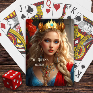 Grappige Magische Koningin Poker Speelkaarten Deck