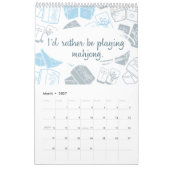 Grappige Mahjong citaten 2025 Kalender (Mar 2027)