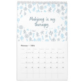 Grappige Mahjong citaten 2025 Kalender (Feb 2026)