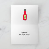 Grappige make-up Kaart, vechten, ruzie maken Taco  Kaart (Binnen)