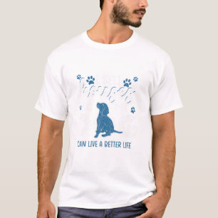 Grappige makelaar Ik verkoop huizen zodat mijn hon T-shirt