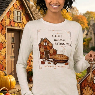 Grappige makelaar Thanksgiving onroerend goed agen Tri-Blend Shirt