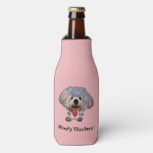 Grappige Maltese hond fles koeler (Fles Voorkant)