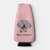 Grappige Maltezer Hond Fleskoeler Flesjeskoeler (Voorkant)