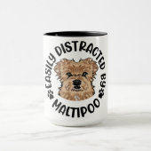 Grappige Maltipoo hond Mok (Midden)